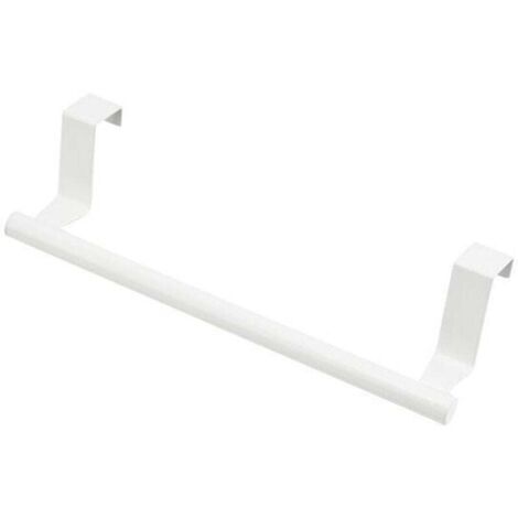 Porte-serviettes de cuisine suspendu en acier inoxydable, ne nécessite pas de percer les portes des placards, convient aux cuisines et salles de bains blanches.