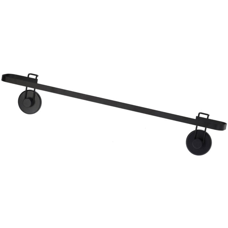 Bathroom Solutions - Porte-serviettes de salle de bain avec ventouses, 60 x 8,5 x 11 cm