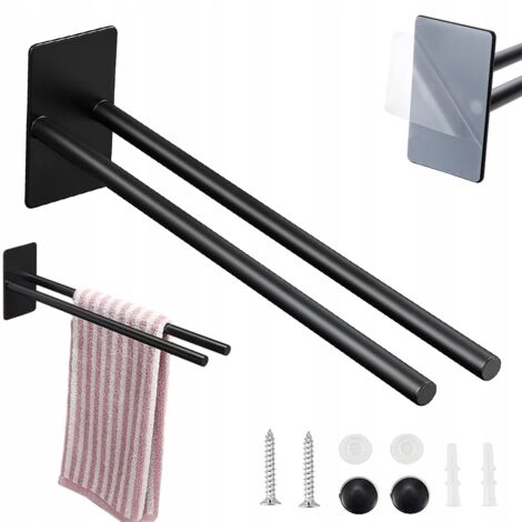PORTE-SERVIETTES DE SALLE DE BAIN ET DE CUISINE À 2 BRAS