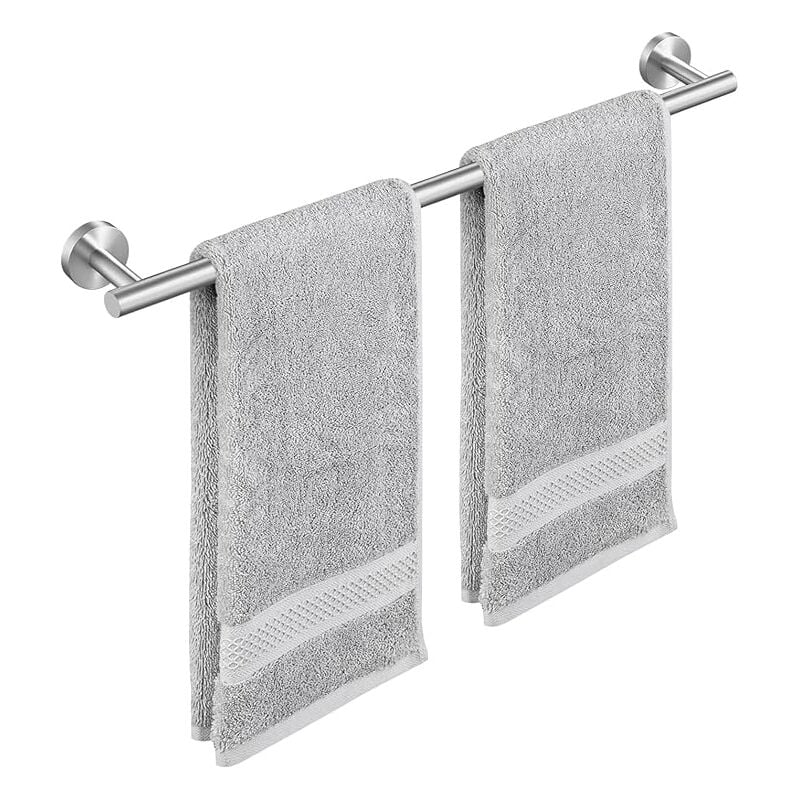 Serbia - Porte-serviettes de salle de bain mural 60 cm, porte-serviettes de douche porte-serviettes en acier inoxydable SUS304 poli brossé