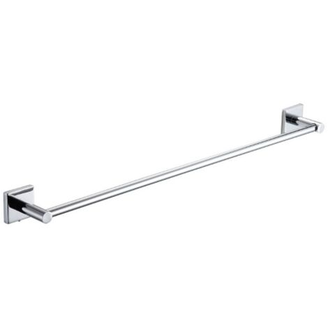Porte-serviettes DianHydro Giona, barre en me'tal chrome' 60 cm, fixation avec vis incluses, accessoires muraux pour salle de bain