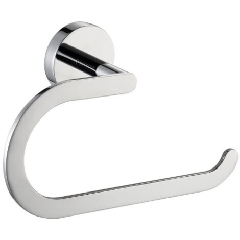 Porte-serviettes DianHydro Onia 21 cm en laiton chrome' avec vis de fixation incluses, accessoire mural pour salle de bain