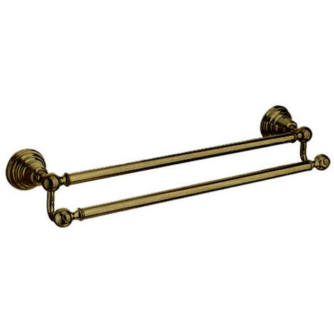 PORTE SERVIETTES DOUBLE 60CM MUSEO VIEUX BRONZE - CRISTINA ONDYNA CA21792