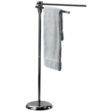 Porte serviettes double Acier DARWIN Chromé Spirella