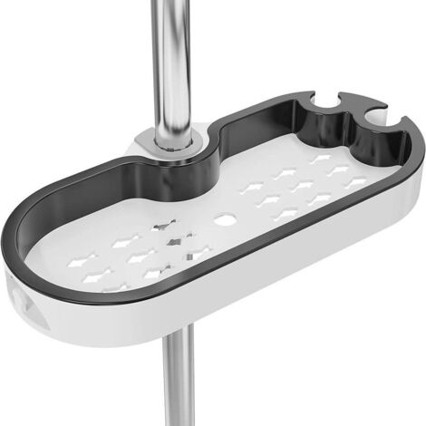 Porte-serviettes double avec trou pour porte-serviettes de salle de bain, salle de bain double-AquaForge
