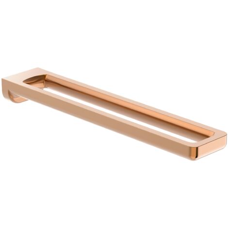 Porte-serviettes double chromé TEMPO - ROCA Couleur : or rose