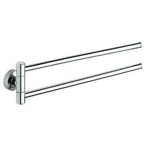Porte-serviettes double GRAND HOTEL articule Chrome - CRISTINA ONDYNA - TE21451