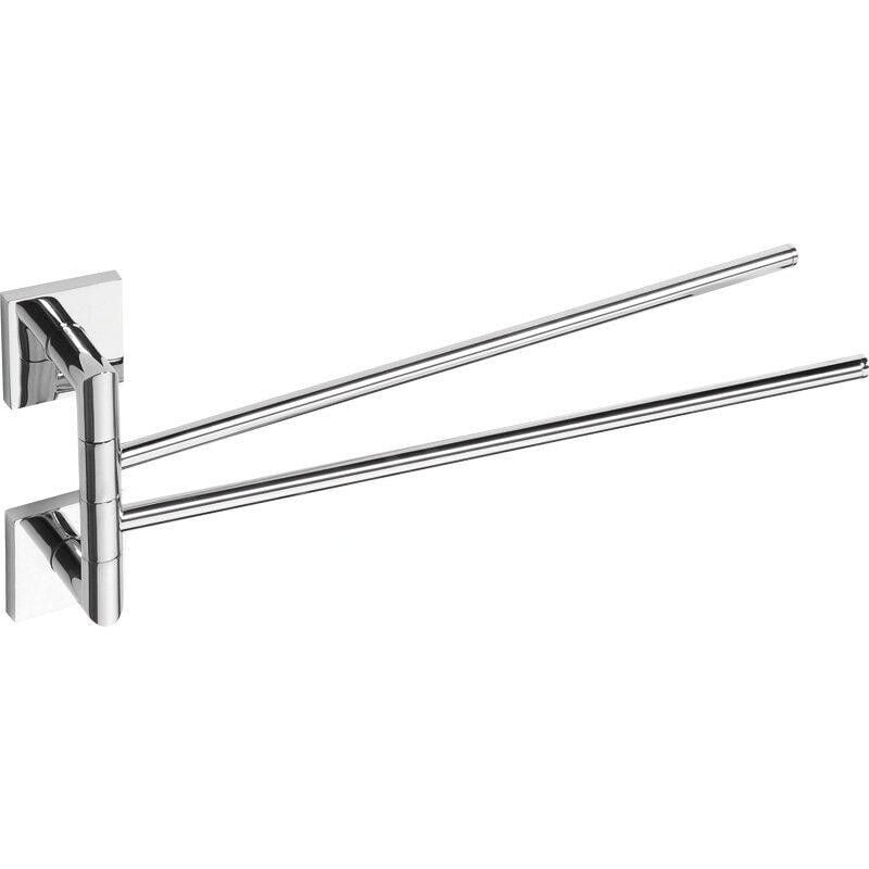 Bemeta - Sapho x-square - Porte-serviettes double, longeur 420 mm, chrome XQ405