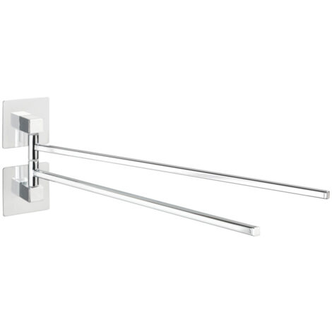Porte-serviettes double QUADRO, Turbo-Loc, WENKO
