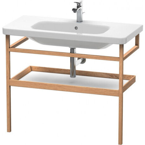 Porte-serviettes DURASTYLE 440x940mmavec étagère taupe/chêne massif