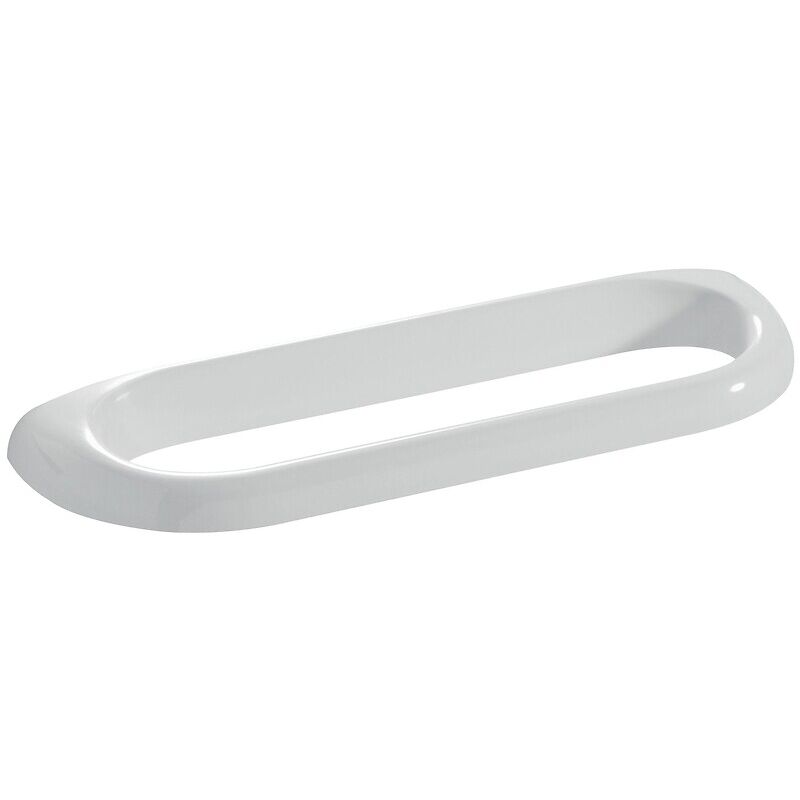 Pellet - Porte-serviettes Durofort 1 barre fixe 600 mm anti-bactérien en résine teintée blanche