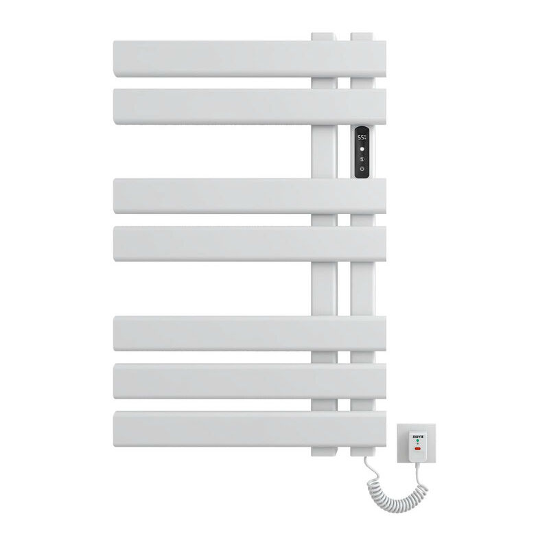 Esip – Sèche-serviette électrique 450x720mm – Chauffage en fibre de carbone – Température réglable 30-70℃ – Économie d'énergie IPX4