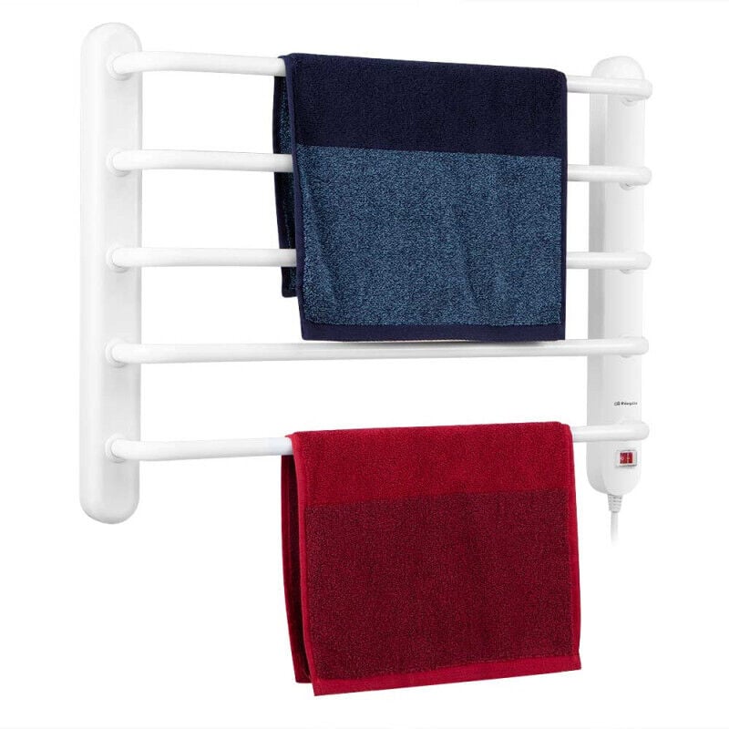Sèche-serviettes électrique avec Radiateur 90W TH8002. Sèche et réchauffe les serviettes