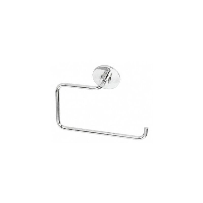 Iperbriko - Porte-serviettes en acier inoxydable chromé idea