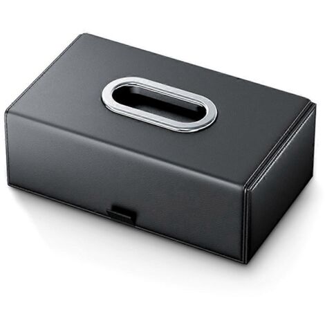 Porte-serviettes en cuir pour console centrale de voiture, accoudoir, avec sangle de fixation.