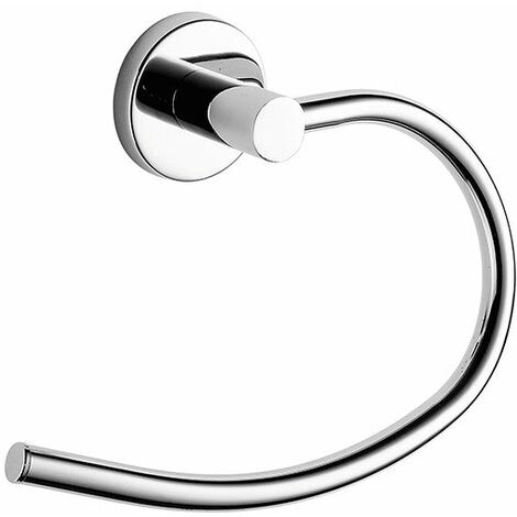 Porte-serviettes en laiton chromé