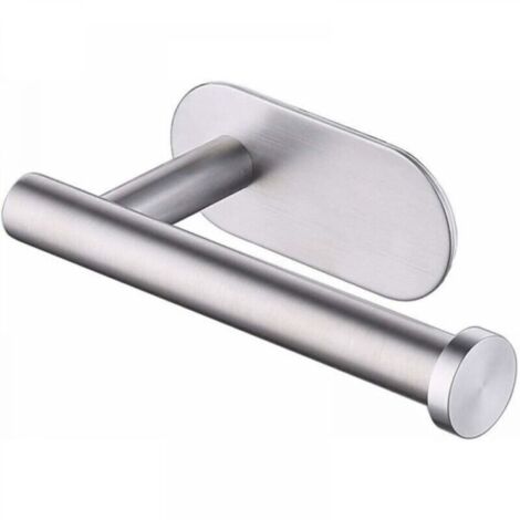 Porte-serviettes en papier en acier inoxydable 304, porte-rouleau de salle de bain sans perforation, porte-papier toilette mural rond de cuisine