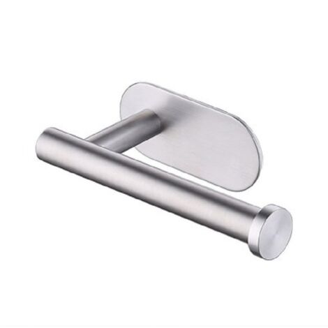 Porte-serviettes en papier en acier inoxydable 304, sans clous, pour cuisine et salle de bains, porte-papier brossé sans poinçon
