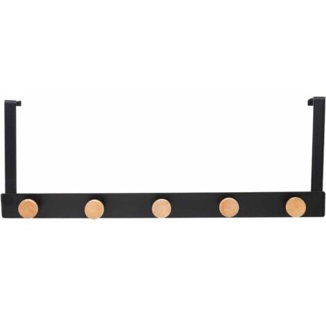 Porte-serviettes et porte-manteaux Ironwood, crochets muraux, sans perçage, gain de place, peut être rangé derrière une porte, durable et imperméable, convient aux salles de bains et aux chambres.