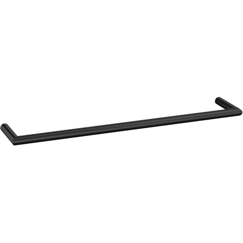 Inda - Porte-serviettes Gealuna sans plaque en acier noir L.31,6