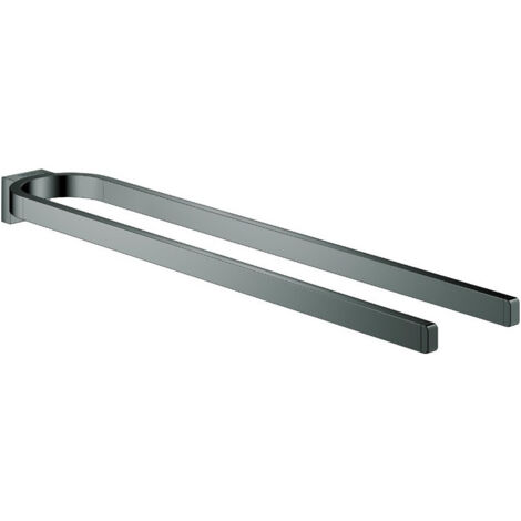 Porte-serviettes GROHE SELECTION 400 n rigide 2 bras graphite dur