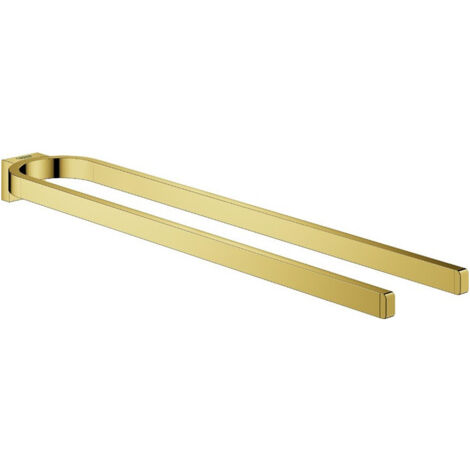 Porte-serviettes GROHE SELECTION 400 pas rigide 2 bras or brillant