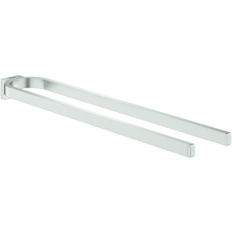 Porte-serviettes GROHE SELECTION 400mm pas rigide 2 bras acier