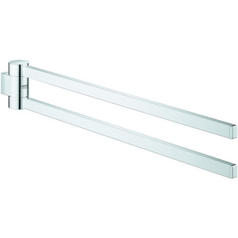 Porte-serviettes GROHE SELECTION 400mm. rigide 2 bras chromé