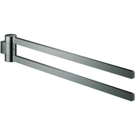 Porte-serviettes GROHE SELECTION 400mm. rigide 2 bras graphite dur
