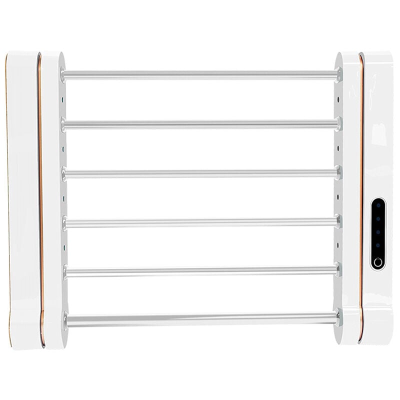 Sèche-Serviettes électrique, Séchage rapide, économie d'énergie, Porte-Serviettes électrique économie d'énergie, 352710CM,tube rond blanc