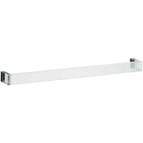 Porte-serviettes KARTELL 600 x 75 x 40 mm cristal clair LAUFEN