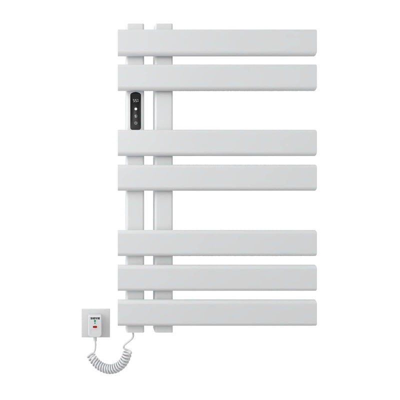 Sèche-Serviettes électrique, Chauffe-Serviettes Intelligent à Température Constante, Porte-Serviettes électrique économie d'énergie, led, Température