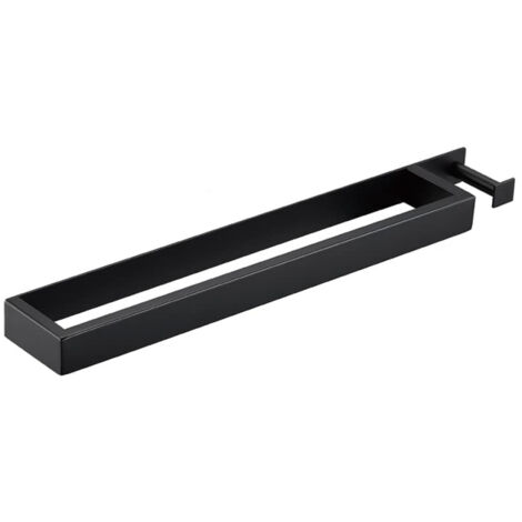 Porte-serviettes Lolypot en acier inoxydable, porte-serviettes sans perçage, porte-serviettes autocollant pour invités, porte-serviettes adhésif pour salle de bain, porte-serviettes invités 50 cm avec
