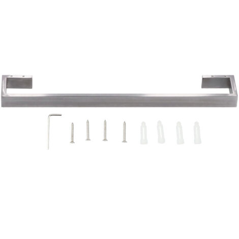 Porte-Serviettes Mural 50 cm en Acier Inoxydable 304 - Rangement de Cuisine et Salle de Bain, Installation Facile (Porte-Serviettes, 4 Vis + Chevilles Incluses)