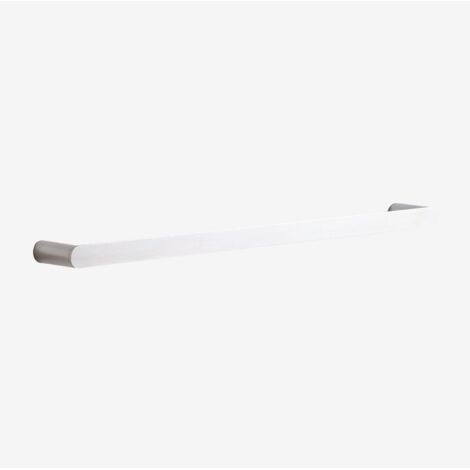 Porte-serviettes mural avec barre (↔︎60 cm) pour salle de bain en acier inoxydable Alameda SKLUM Gris brossé