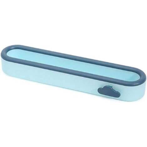 Porte-serviettes mural avec support à pantoufles et système de verrouillage sans perçage, étagère à chaussures pour cuisine, salle de bain et autres appareils électroménagers (Couleur : B)-AquaForge