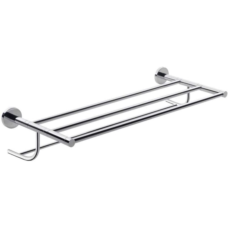 Kiamami Valentina - Porte-Serviettes Mural Double En Acier 60Cm Giacarta