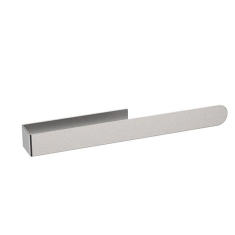 Porte-serviettes mural en acier inoxydable sans perçage – 37 cm, argenté, fixation adhésive ultra-résistante, design moderne
