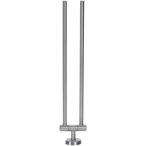 Porte-Serviettes Mural en Inox 2 Bras