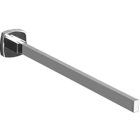 Porte-serviettes mural pour salle de bain, porte-serviettes FLITI en acier inoxydable poli