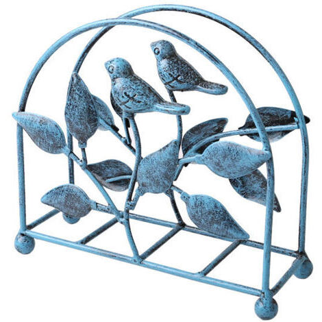 Porte-serviettes nordique en fer forgé, porte-serviettes oiseau debout, pour table, café, cuisine, bureau, intérieur, extérieur