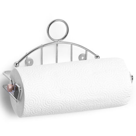 Porte-serviettes papier universel - acier chromé, ZELLER