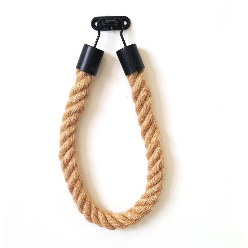 Porte-serviettes - Porte-serviettes de salle de bain - Organisateur de cuisine - Porte-serviettes sans perçage, Noir