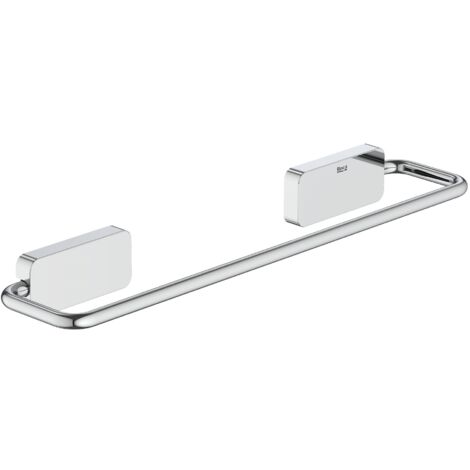 Porte-serviettes pour lavabo à installer avec des vis ou de la colle SONATA - ROCA Couleur : Chrome - Longueur : 308 mm