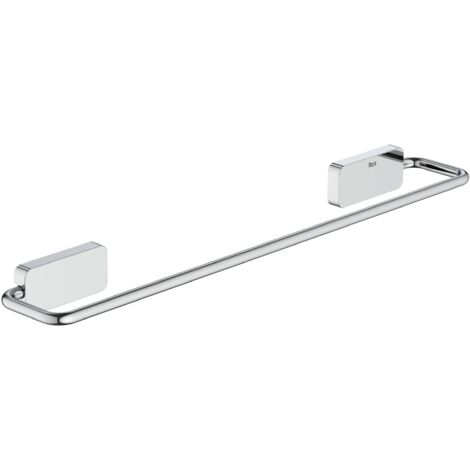 Porte-serviettes pour lavabo à installer avec des vis ou de la colle SONATA - ROCA Couleur : Chrome - Longueur : 408 mm