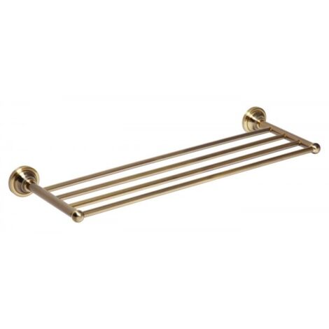 Porte-serviettes RETRO en laiton 66,5x6,5x22,5 cm