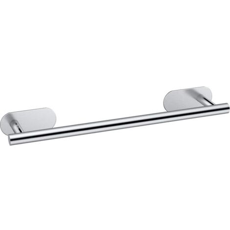 Porte-Serviettes Salle de Bain 40cm Porte-Serviette Mural Auto-adhésif en Acier Inoxydable Barre Porte Serviette Salle de Bain Imperméable sans Percage pour Chambre et Cuisine