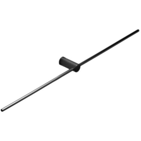 Porte Serviettes Salle De Bain Sans Perçage Acier Inoxydable 60cm Noir Design Minimaliste Léger