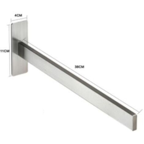 Porte-serviettes sans perçage porte-serviettes porte-serviettes mural type 304 porte-serviettes en acier inoxydable porte-serviettes de cuisine porte-serviettes de salle de bain auto-adhésif-simple ba