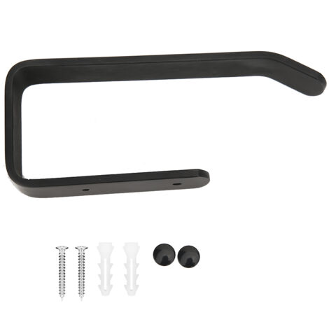 Porte-serviettes Space Alumina, porte-papier toilette mural, rangement pour rouleau de papier toilette, 4176641, noir